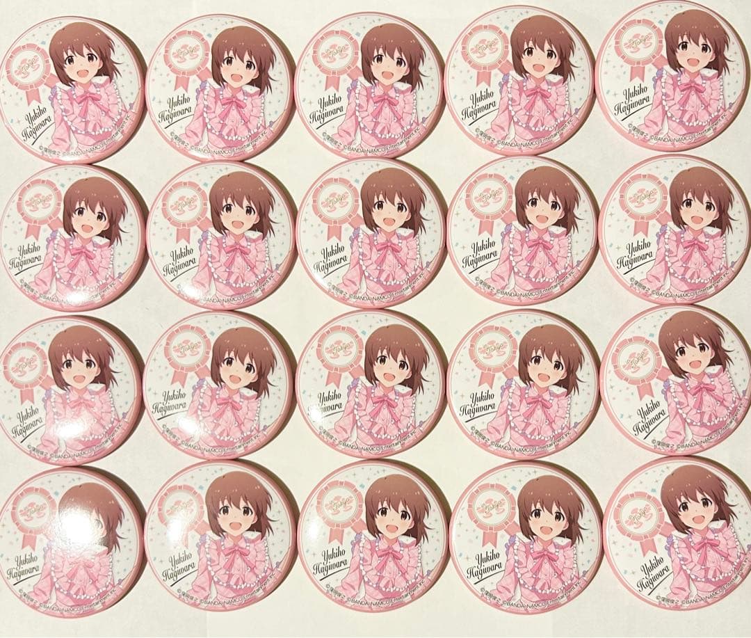 萩原雪歩　日本横断　アイドルマスター　バッジ　関東