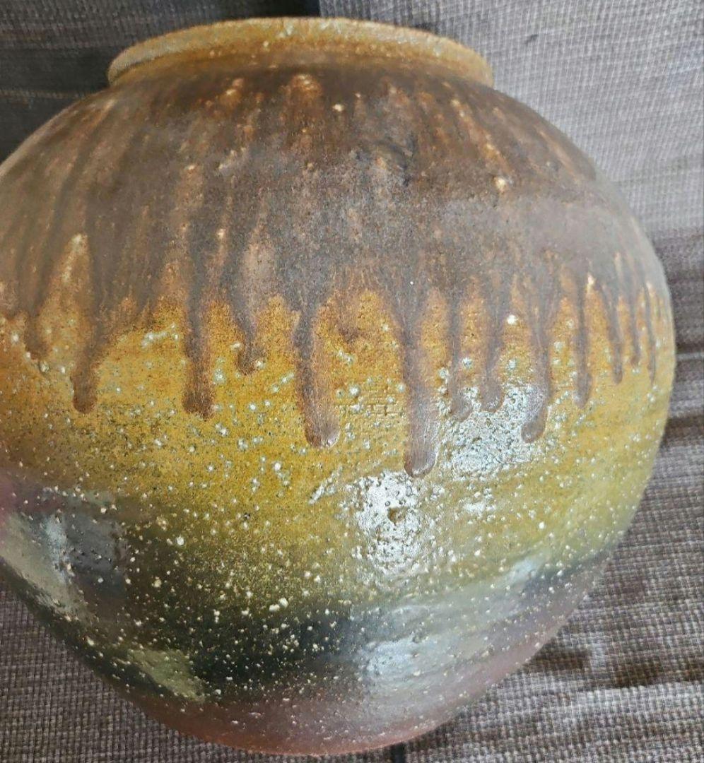 備前　壺　尚文作　共箱有り　備前焼　出井尚文