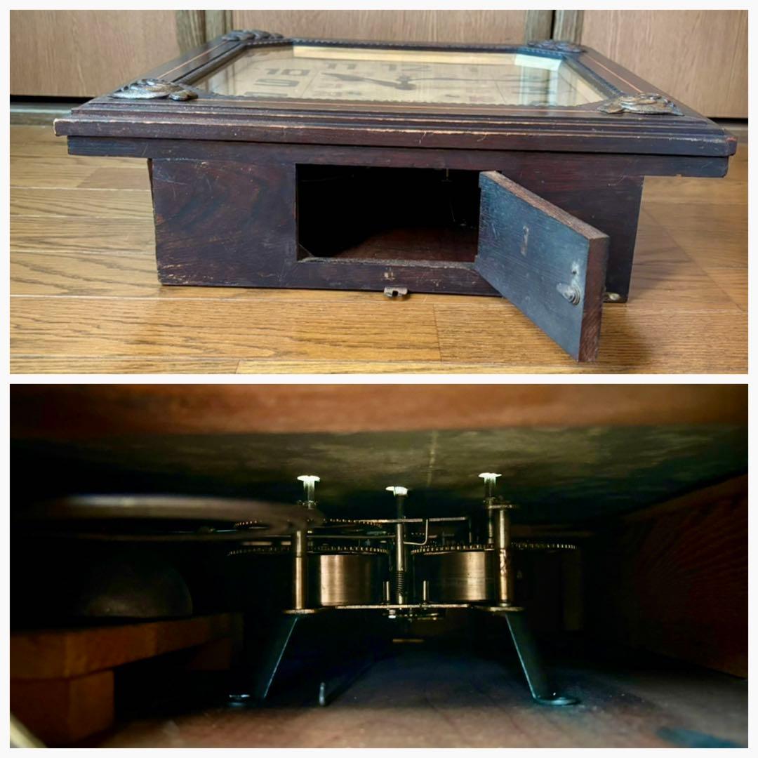 【希少】精工舎 角型グレシャム 掛時計