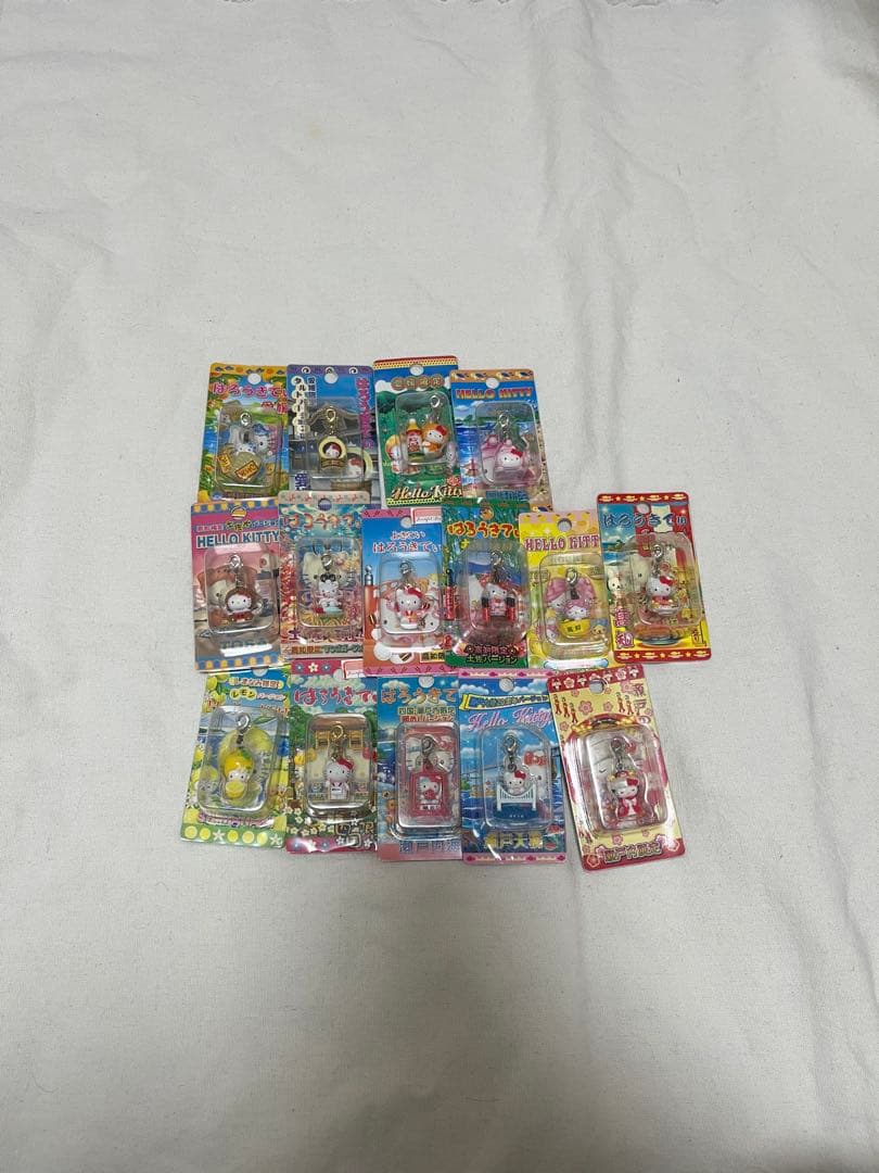 ハローキティ ファスナーマスコット　四国15個セット