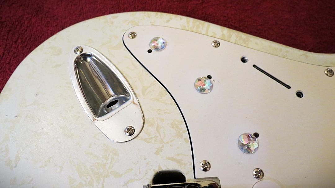 ST　リバース右用　ラッカーオリジナル塗装　アルニコPU　ウィルキンソンBr