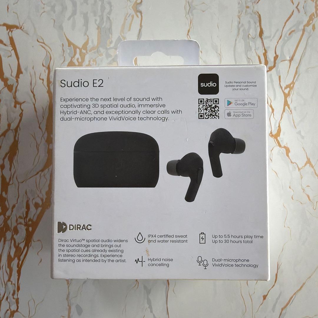 (未開封)Sudio E2 ワイヤレスイヤホン