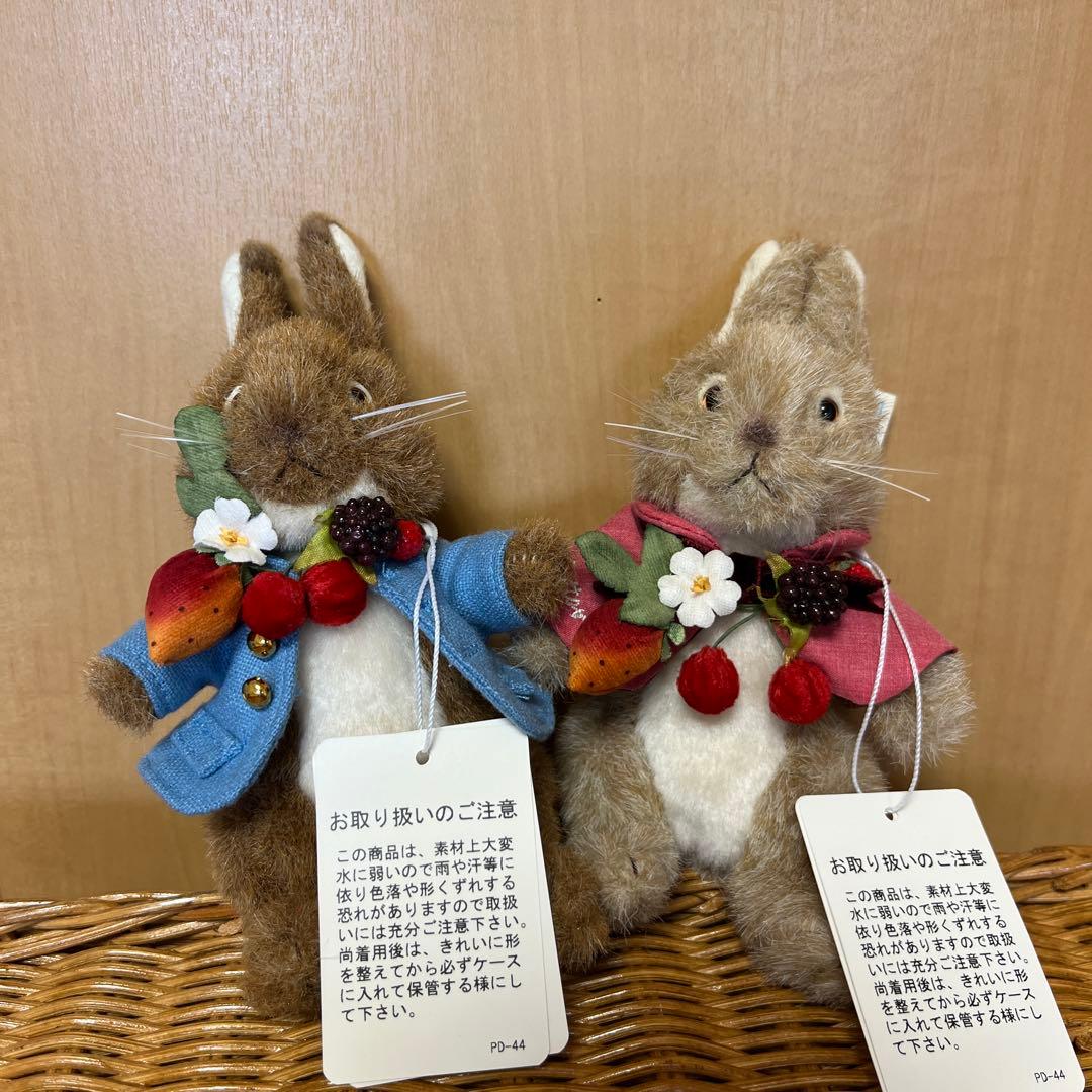 ピンクハウスピーターラビットコサージュ