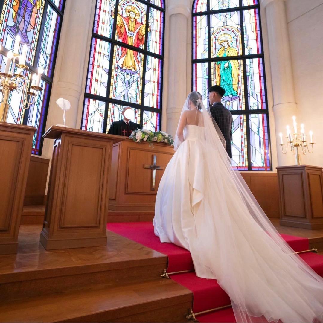 タカミブライダル　ウェデング　ベール　ロングベール　ラメ
