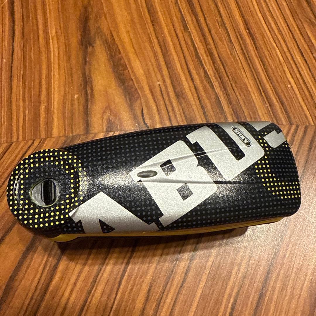 き*ん様 ABUS アラームロック ブラック/イエロー