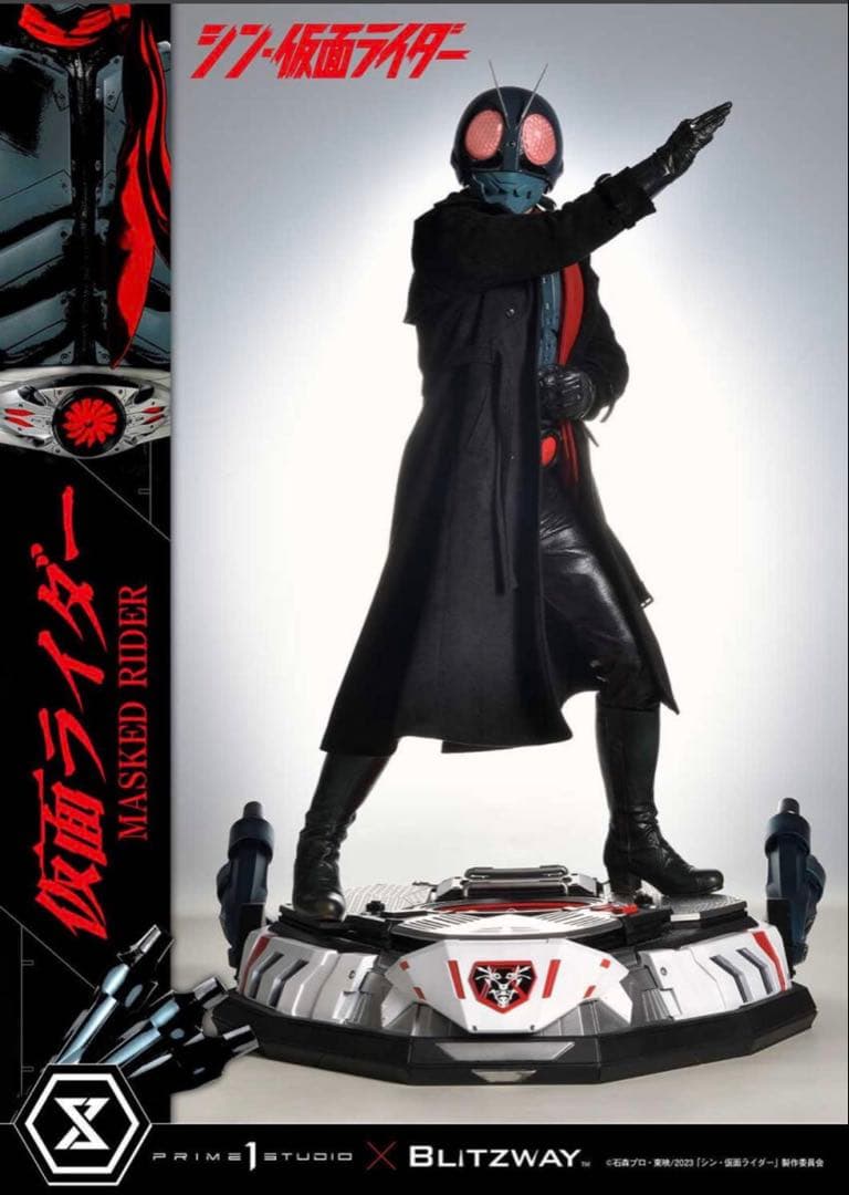 1万2000円引き完売品シン・仮面ライダー 1/4スタチュー プライム1スタジオ