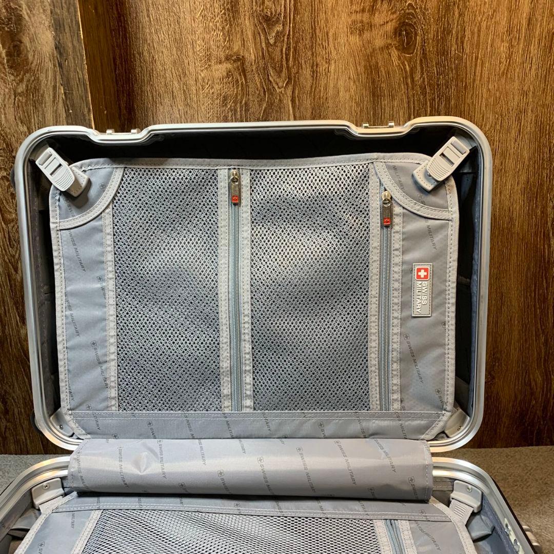 J456 スイスミリタリー スーツケース 38.5L ブルー 青