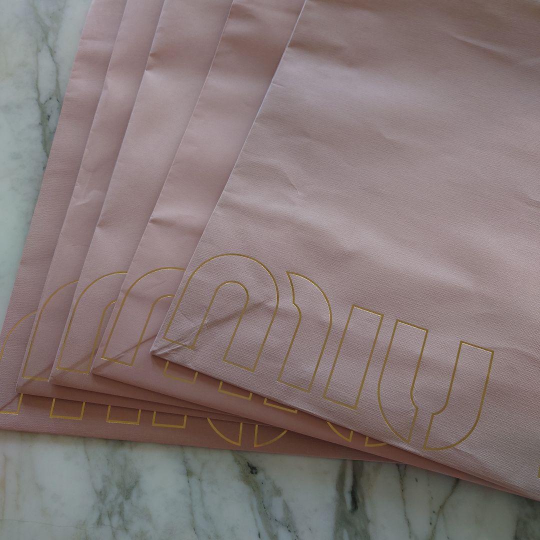 ミュウミュウショッパー計13枚　ミュウミュウリボン10本　ワンピース　紙袋