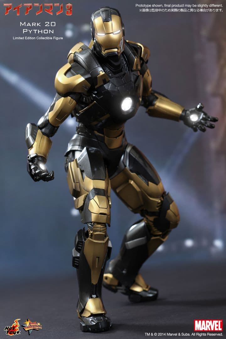 新品未開封　hottoys アイアンマン・マーク２０（パイソン）