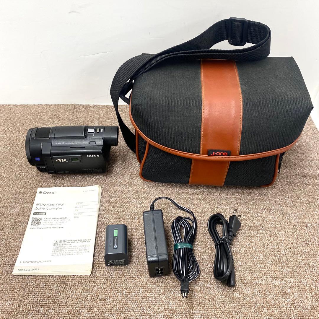 美品 SONY FDR-AXP35 4Kビデオカメラ レコーダー プロジェクター