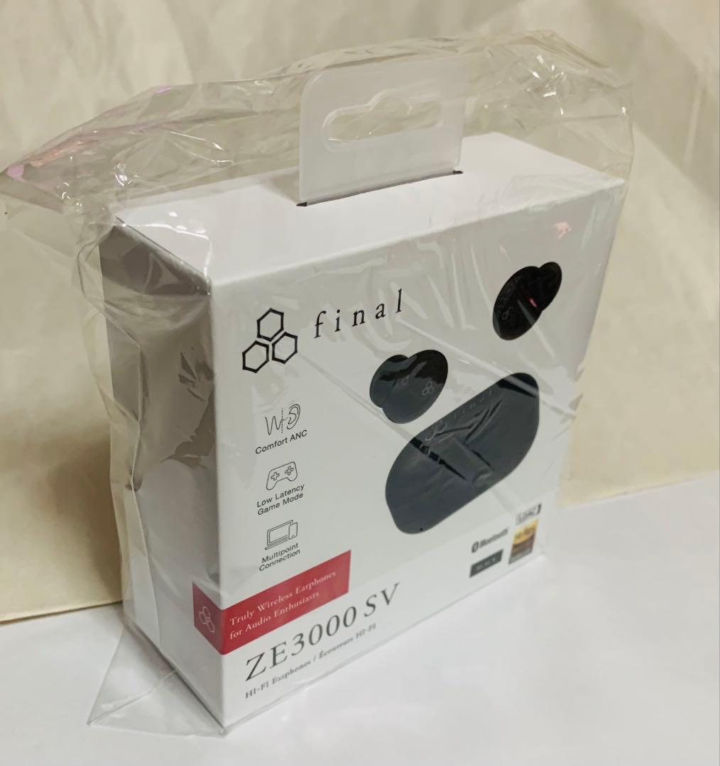 final　フルワイヤレスイヤホン　ZE3000SV　新品未開封