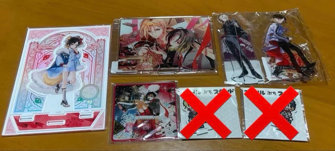 Clock over ORQUESTA 二香 アクリル、缶バッジ類 まとめ