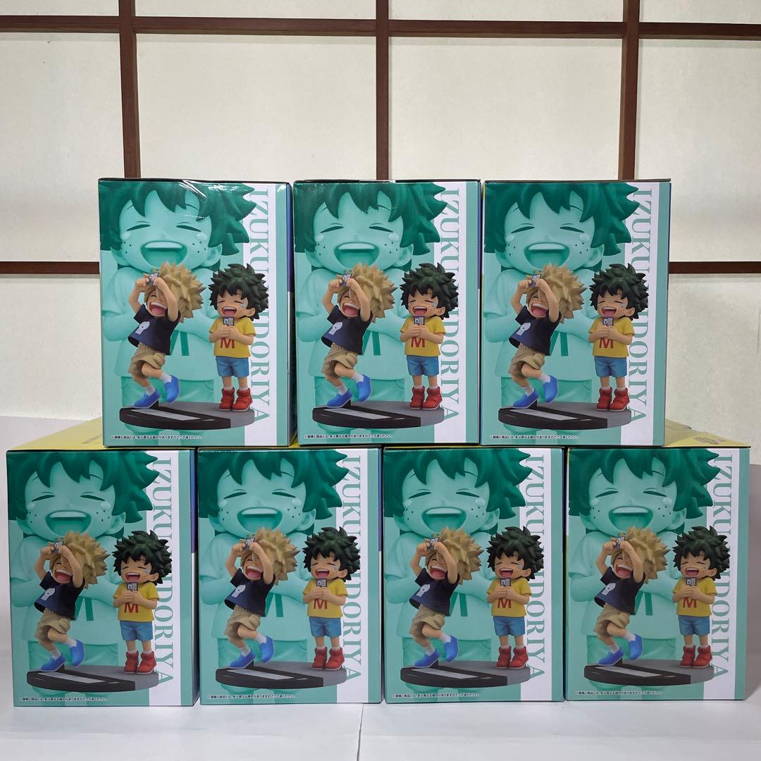 一番くじ　ヒロアカ　連なる星霜　D賞　いずく・かつき　いずくかつき　7体セット