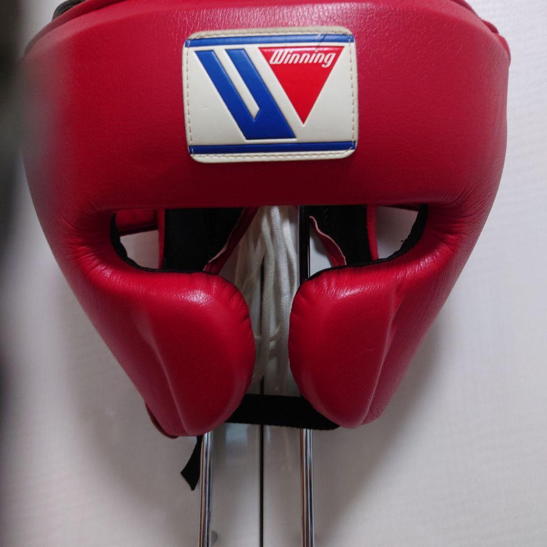最終価格 Winning ボクシングヘッドギア 赤 Lサイズ