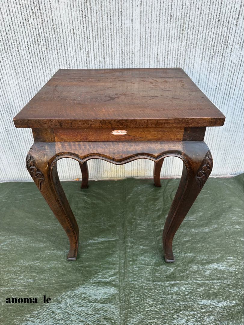 【サイドテーブル】2　木製　神戸洋家具　COLONY　HOUSE　飾り台　花台