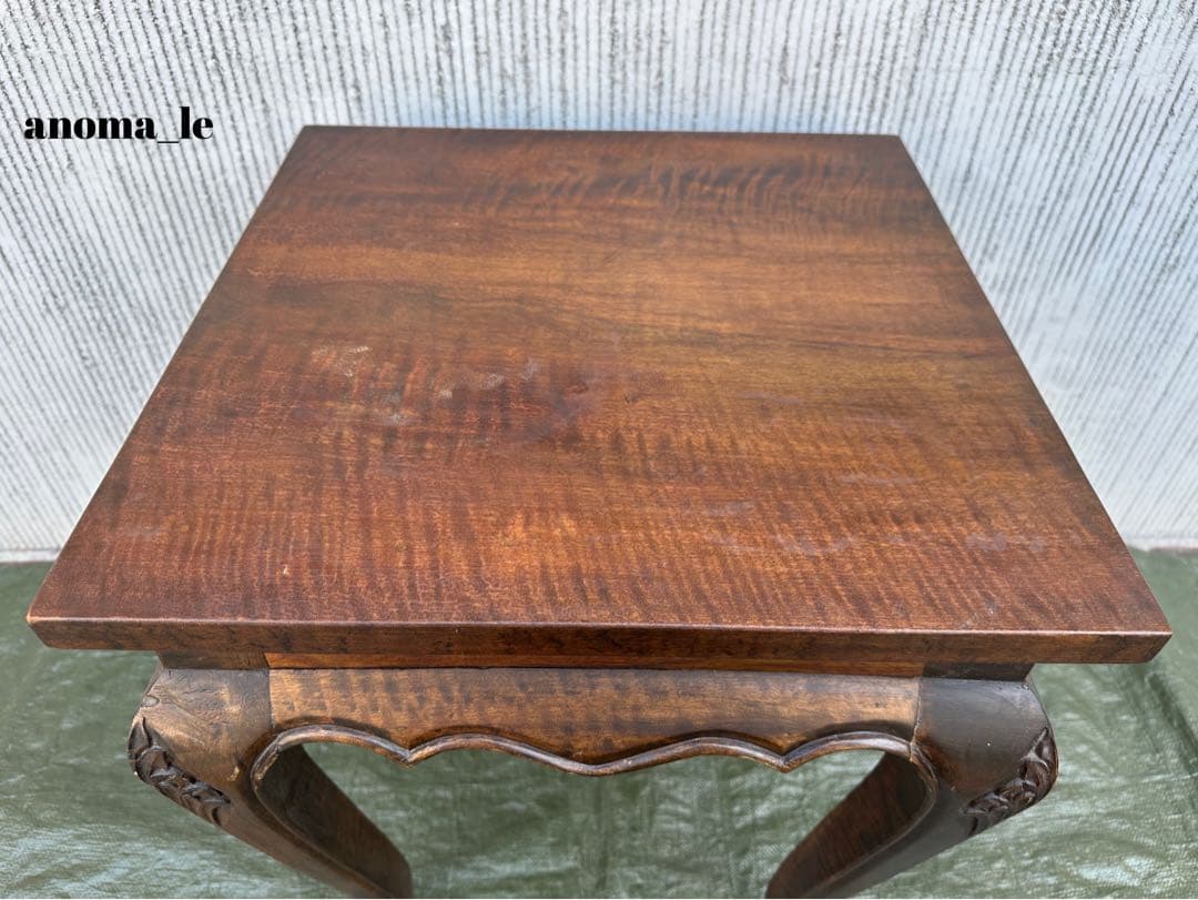 【サイドテーブル】2　木製　神戸洋家具　COLONY　HOUSE　飾り台　花台