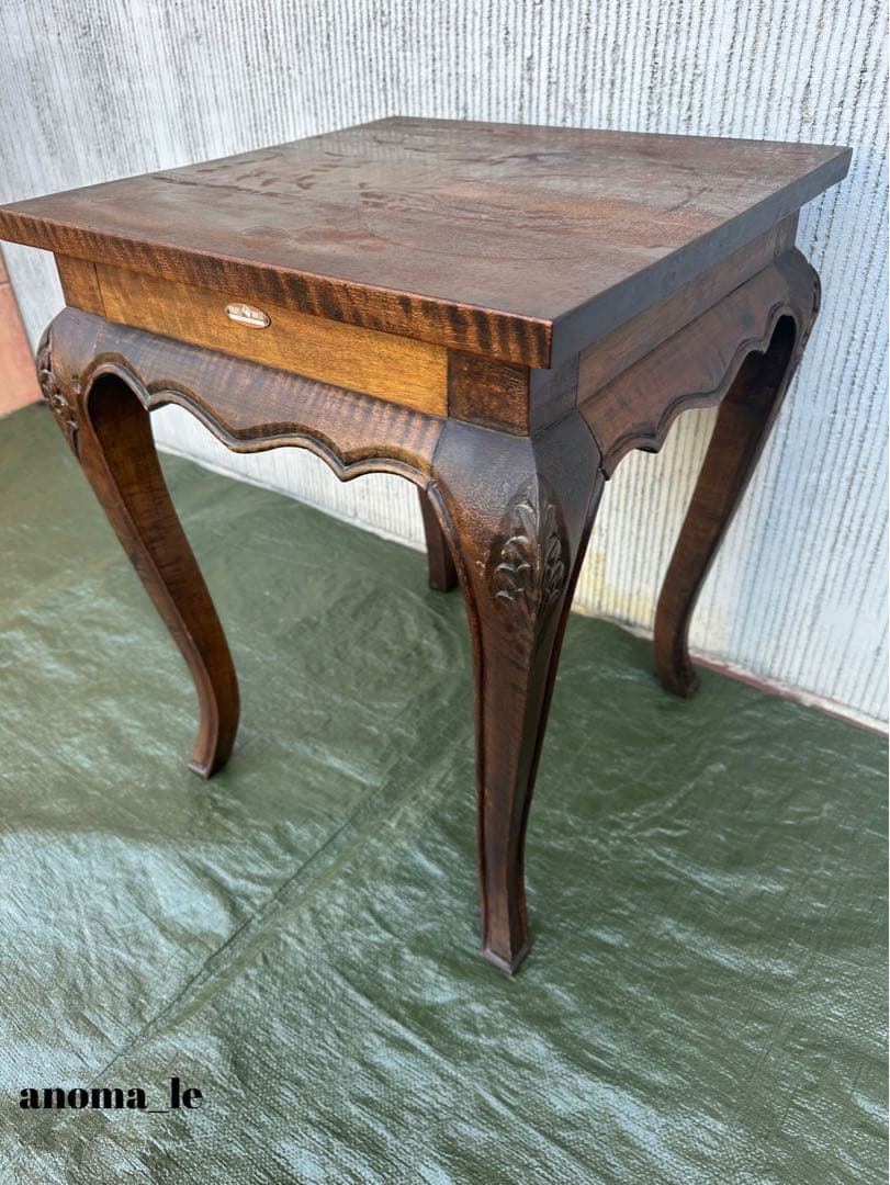 【サイドテーブル】2　木製　神戸洋家具　COLONY　HOUSE　飾り台　花台