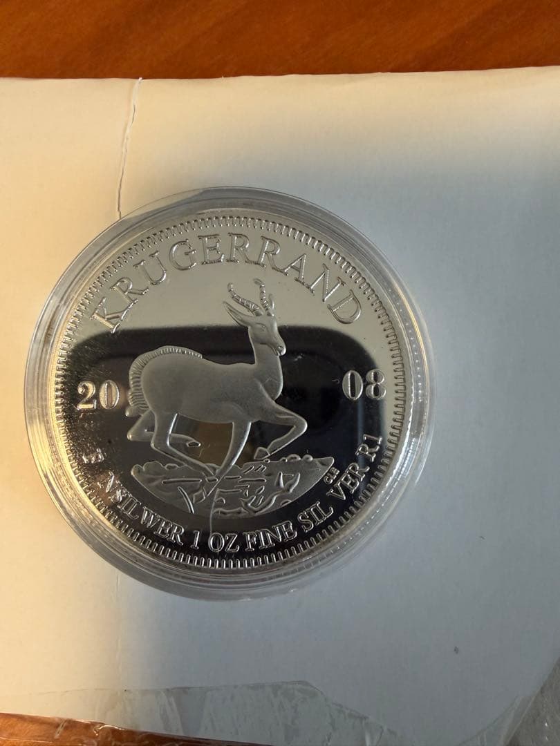 2006年 クルーガーランド銀貨 1オンス　銀貨　メダル　コンチョ　プルーフ