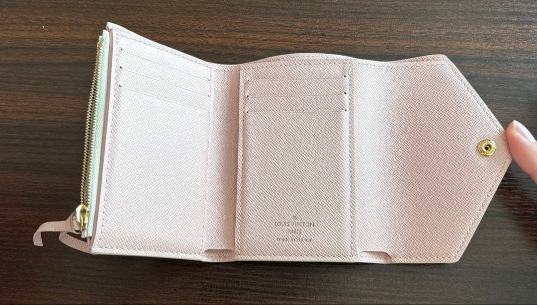 LOUIS VUITTON ダミエ・キャンバス 三つ折り財布 箱付き