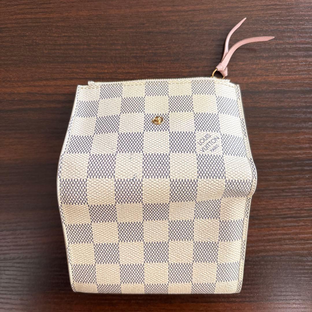 LOUIS VUITTON ダミエ・キャンバス 三つ折り財布 箱付き