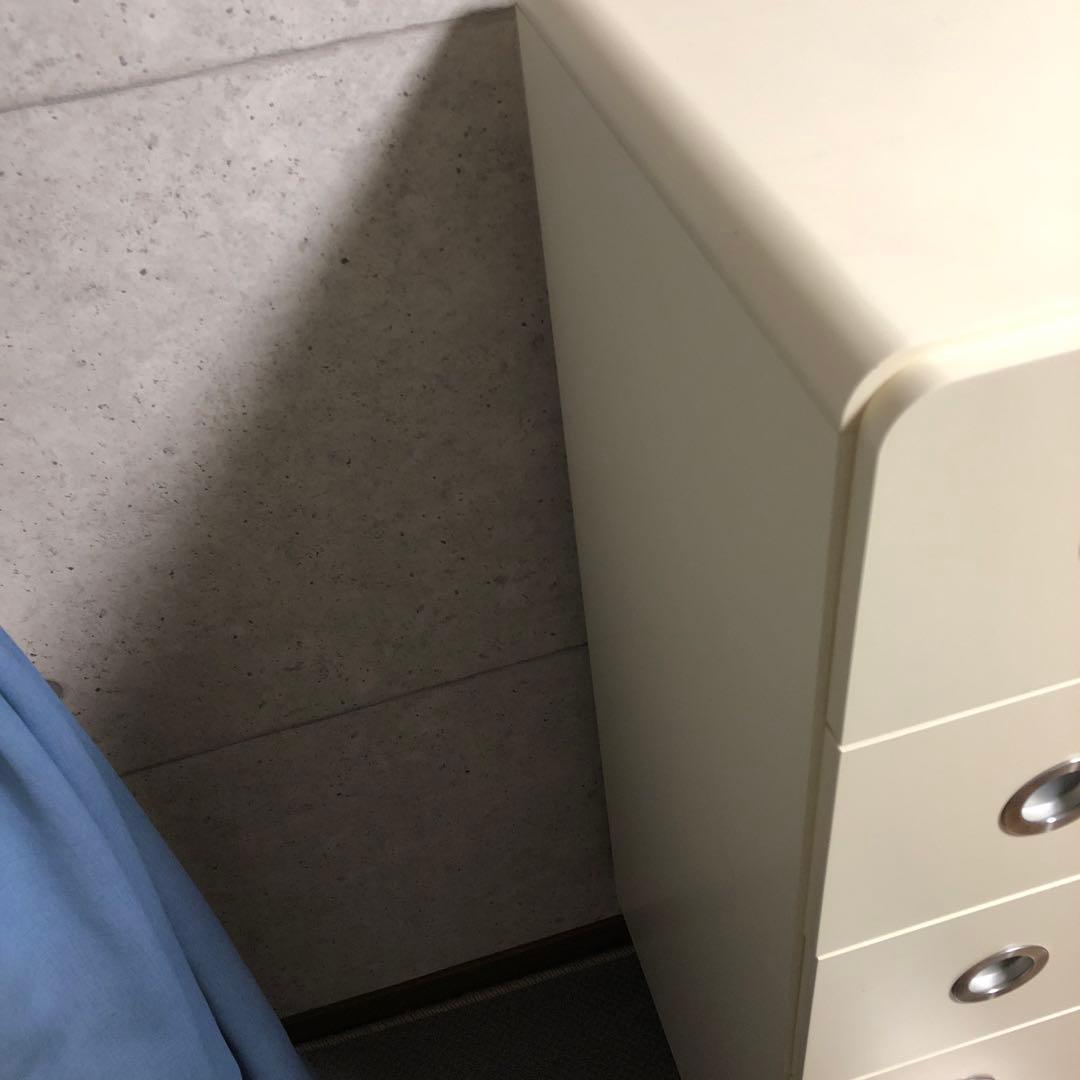 B038 レグナテック　6段　ハイチェスト　タンス　ベビー（ホワイト）