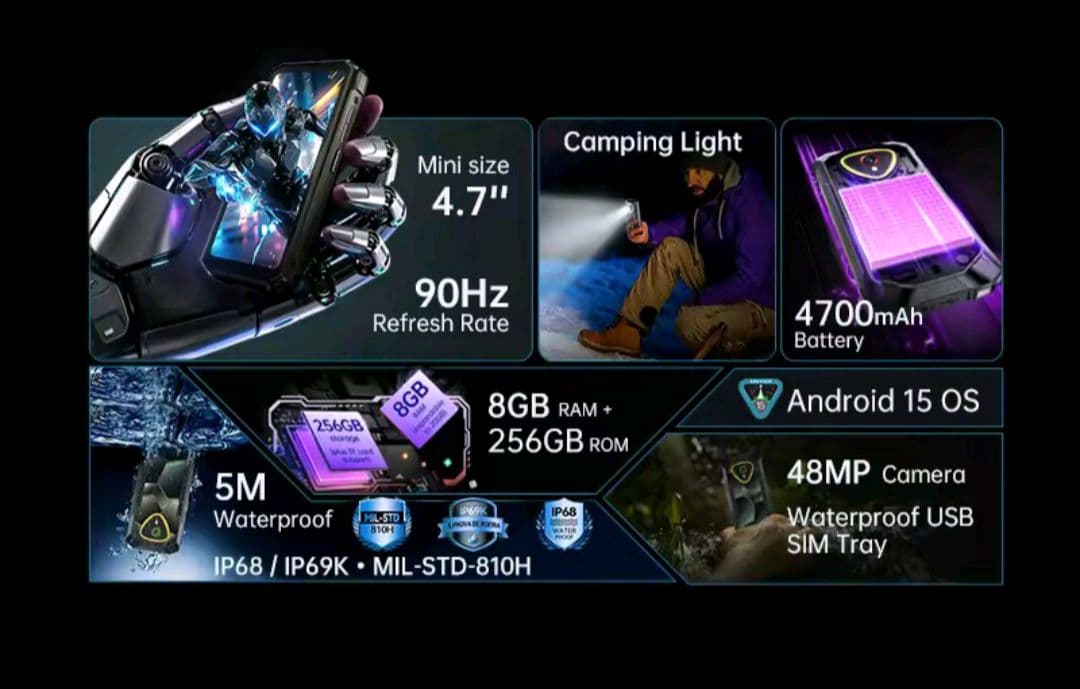 cubot kingkong mini4 t616 8GB 256GBシムフリー