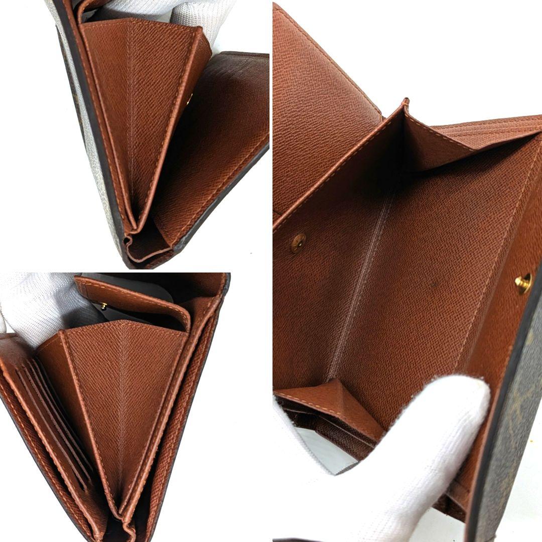 ルイヴィトン モノグラム エテュイ パピエ 三つ折り財布 B43