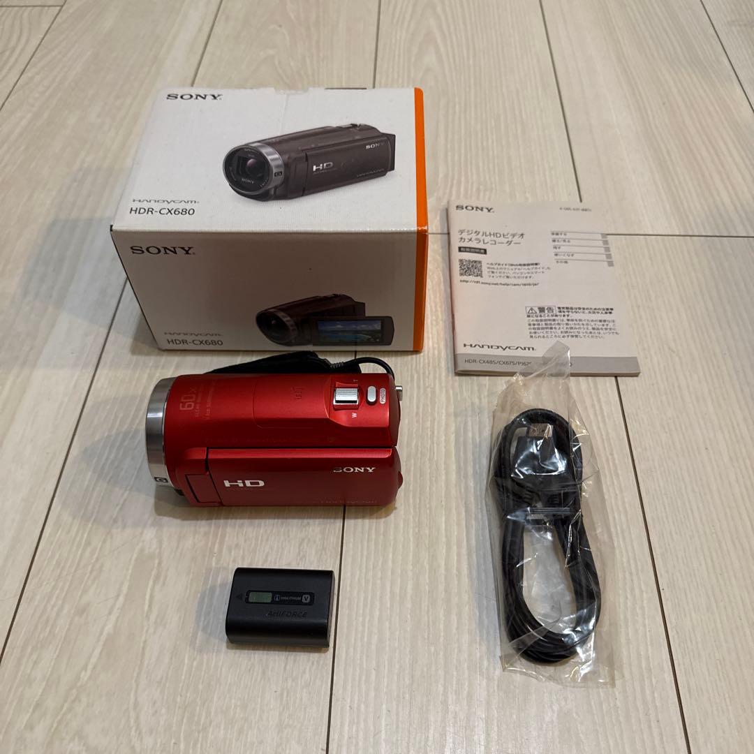 SONY ビデオカメラ HDR-CX680