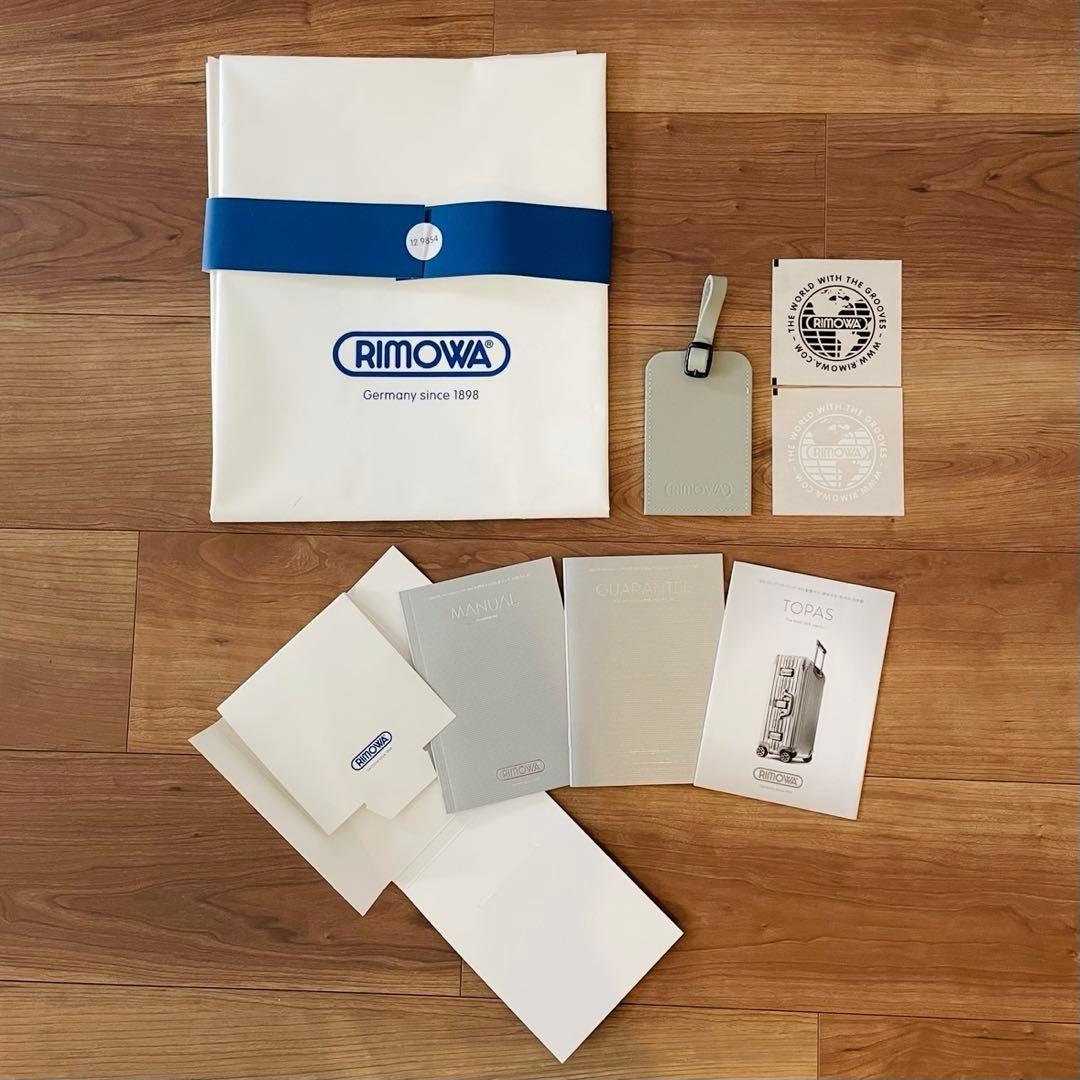 リモワ トパーズ キャリーケース シルバー プキャリーケース 82L 4輪