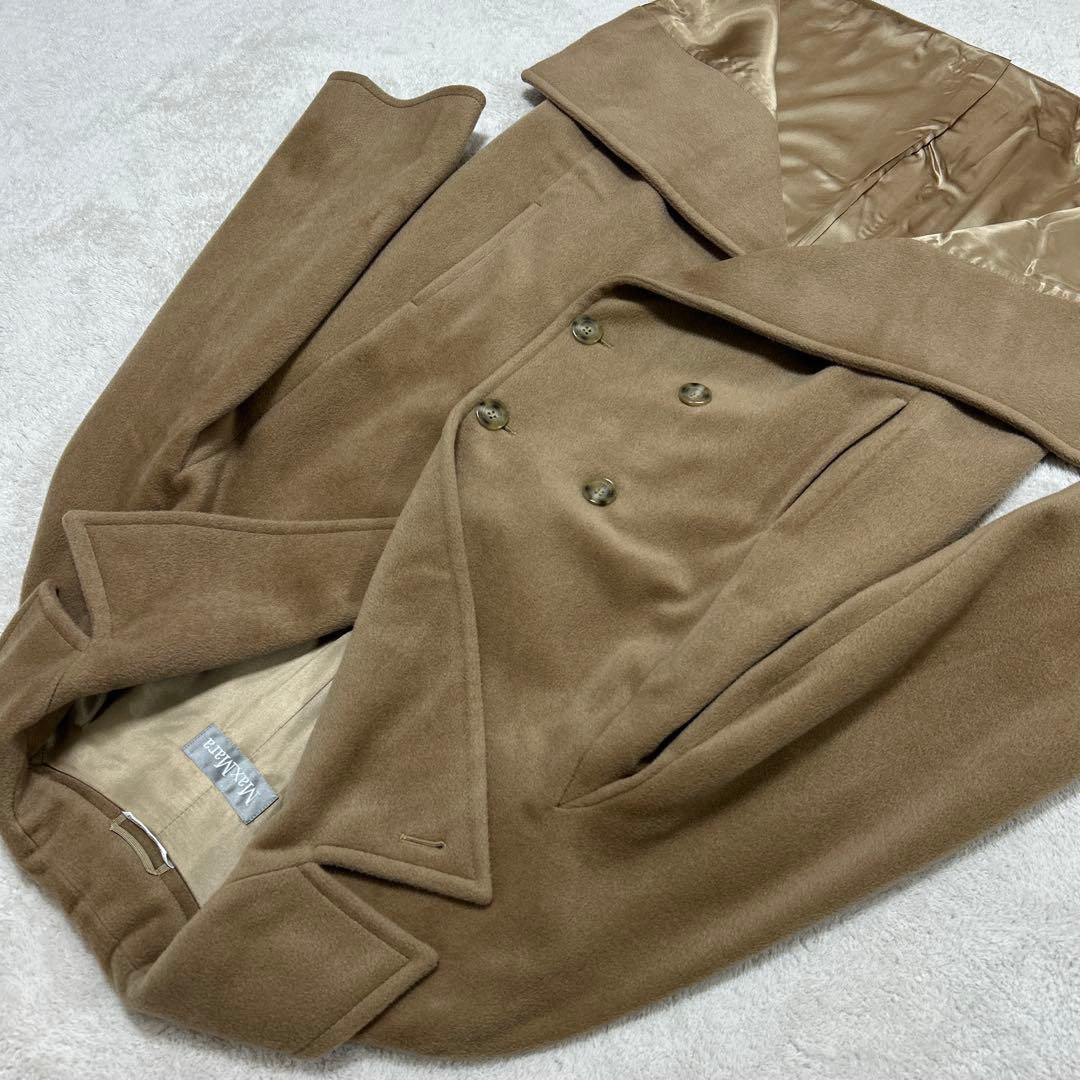 ♦︎新品同様♦︎MaxMara♦︎ブラウン♦︎ダブルブレストコート♦︎M8