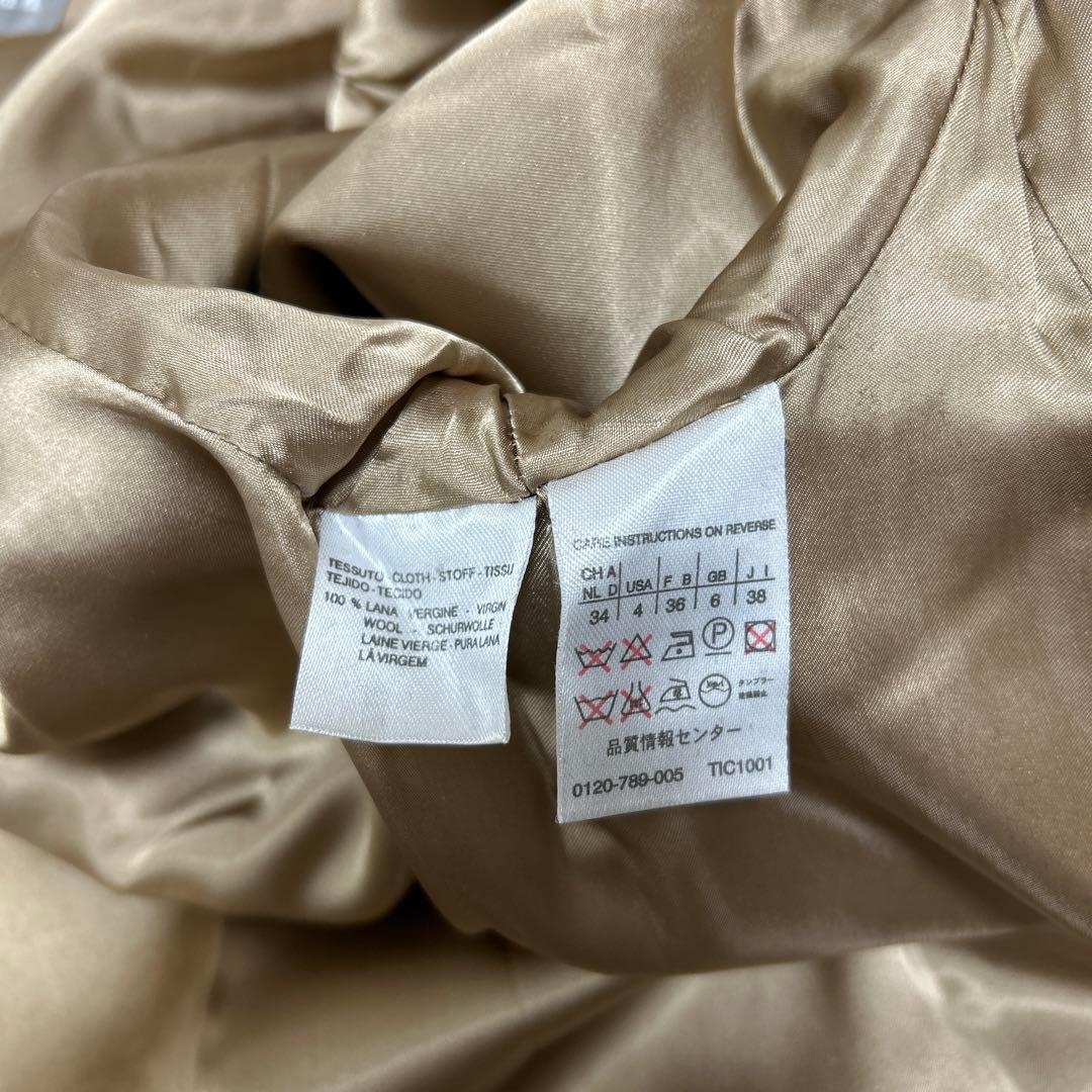 ♦︎新品同様♦︎MaxMara♦︎ブラウン♦︎ダブルブレストコート♦︎M8