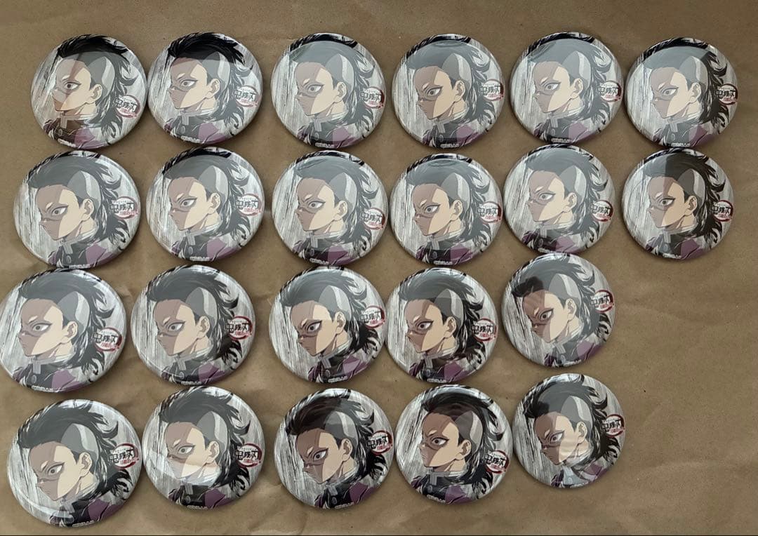 C*様 鬼滅の刃　不死川玄弥　幕間画缶バッジ　22個+1個セット