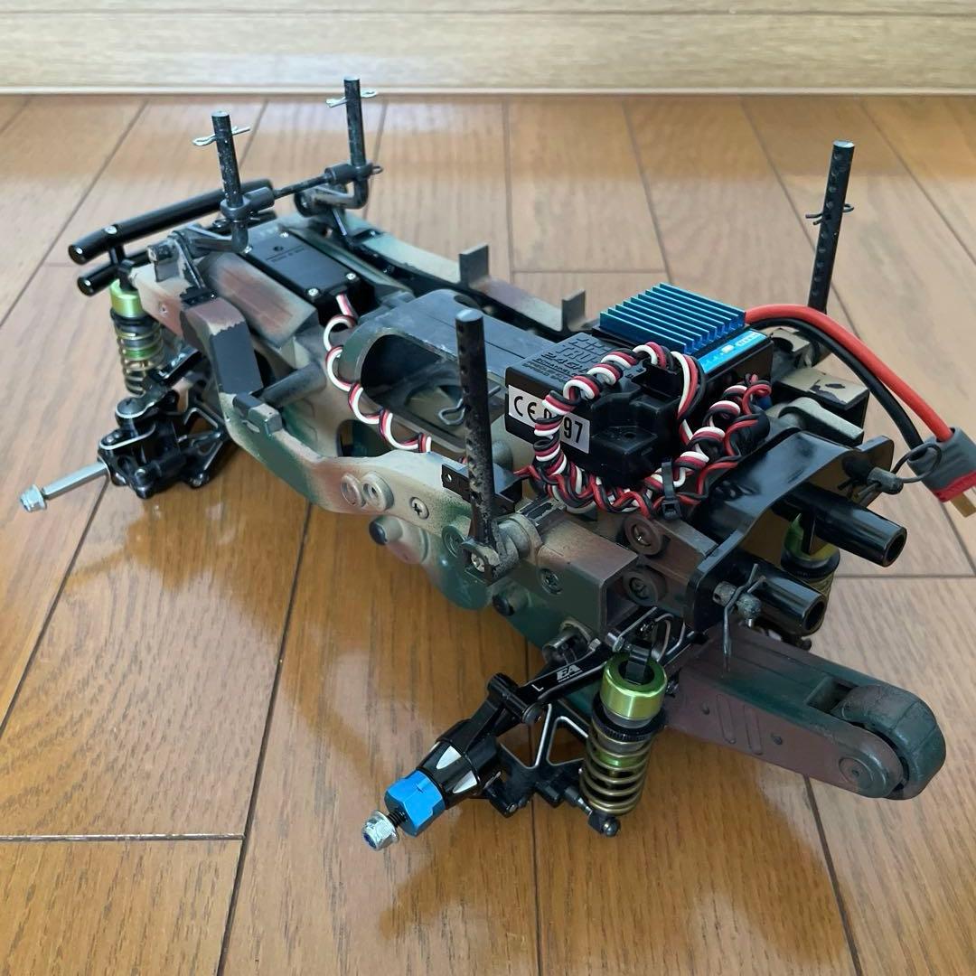 タミヤ ワイルドウイリー2 WR02 幌 スリックタイヤ　ラウンドタイヤ