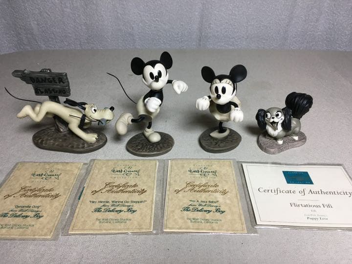 wdccクラシックミッキーミニーグーフィー猫オープニングタイトル5点セット