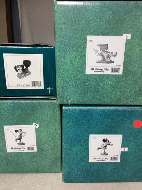 wdccクラシックミッキーミニーグーフィー猫オープニングタイトル5点セット