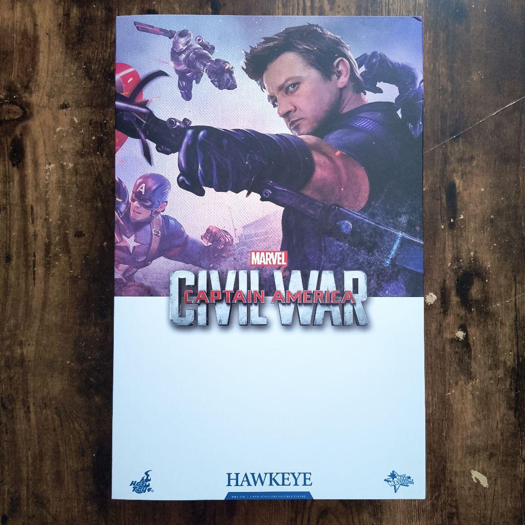 【アメコミ フィギュア】ホークアイ　キャプテンアメリカ　シビル・ウォー