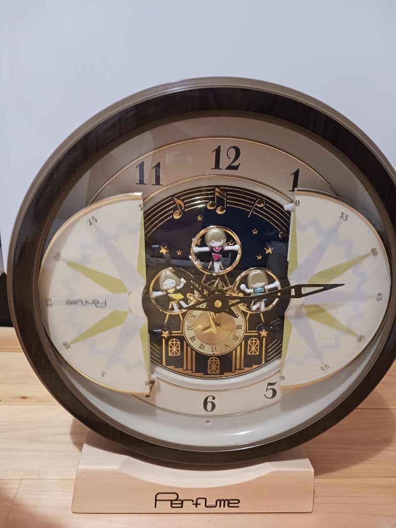 Perfume　パフューム　からくり時計　置き台　セット