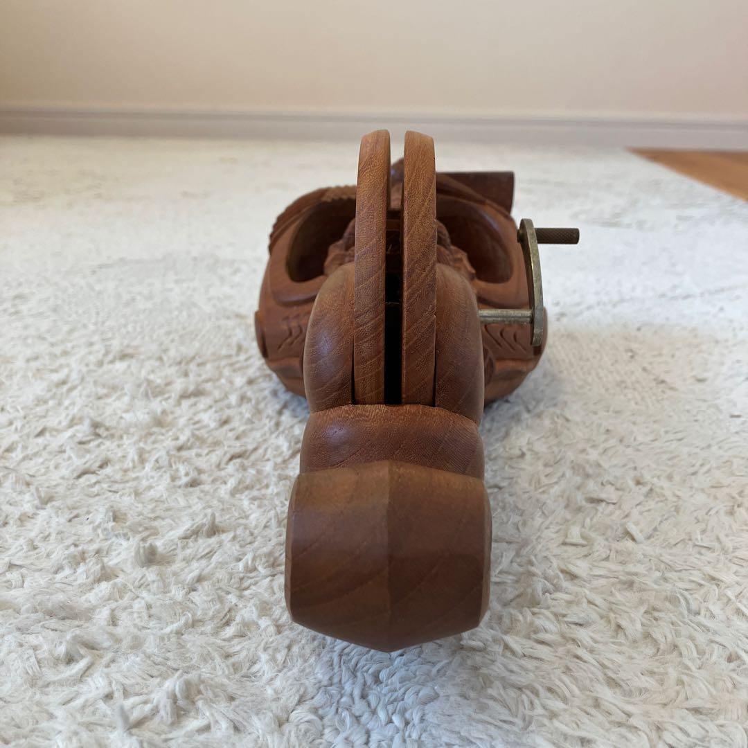 墨壺 坪辰作 欅 鶴亀 大工道具 工芸品 墨壷 墨つぼ すみつぼ けやき ケヤキ