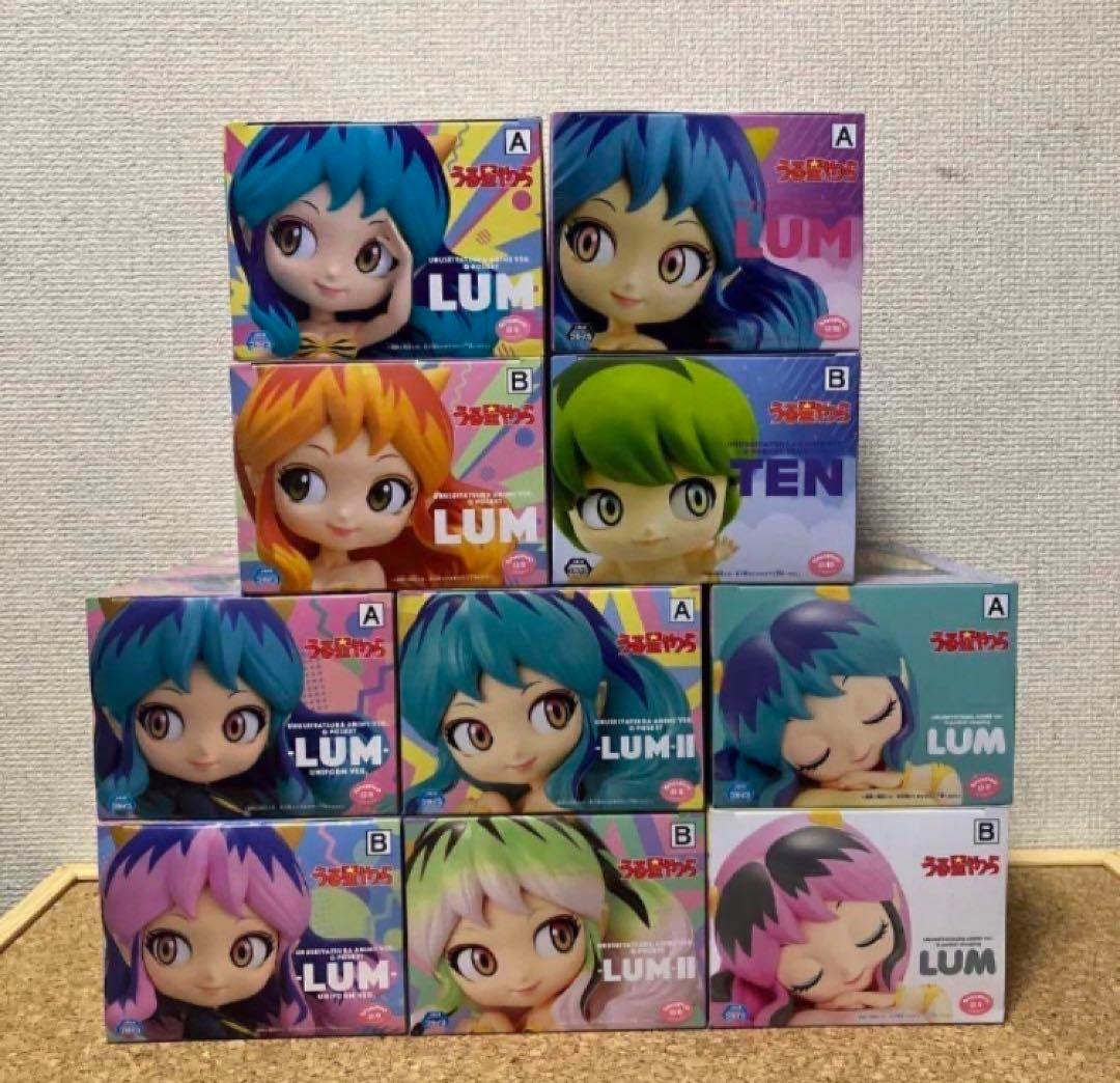 うる星やつら　Qposket LUM TEN(10種類、各1品) ＊10品