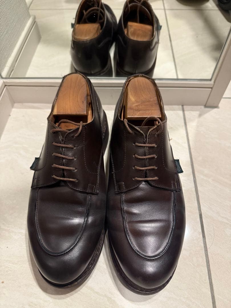 パラブーツ　シャンボード　ヌバック　7.5 ダークブラウン