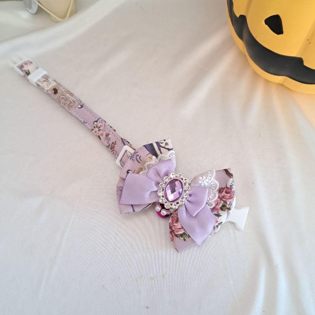 ハロウィン、スイートロリータ(パープル)わんちゃん猫ちゃん用首輪