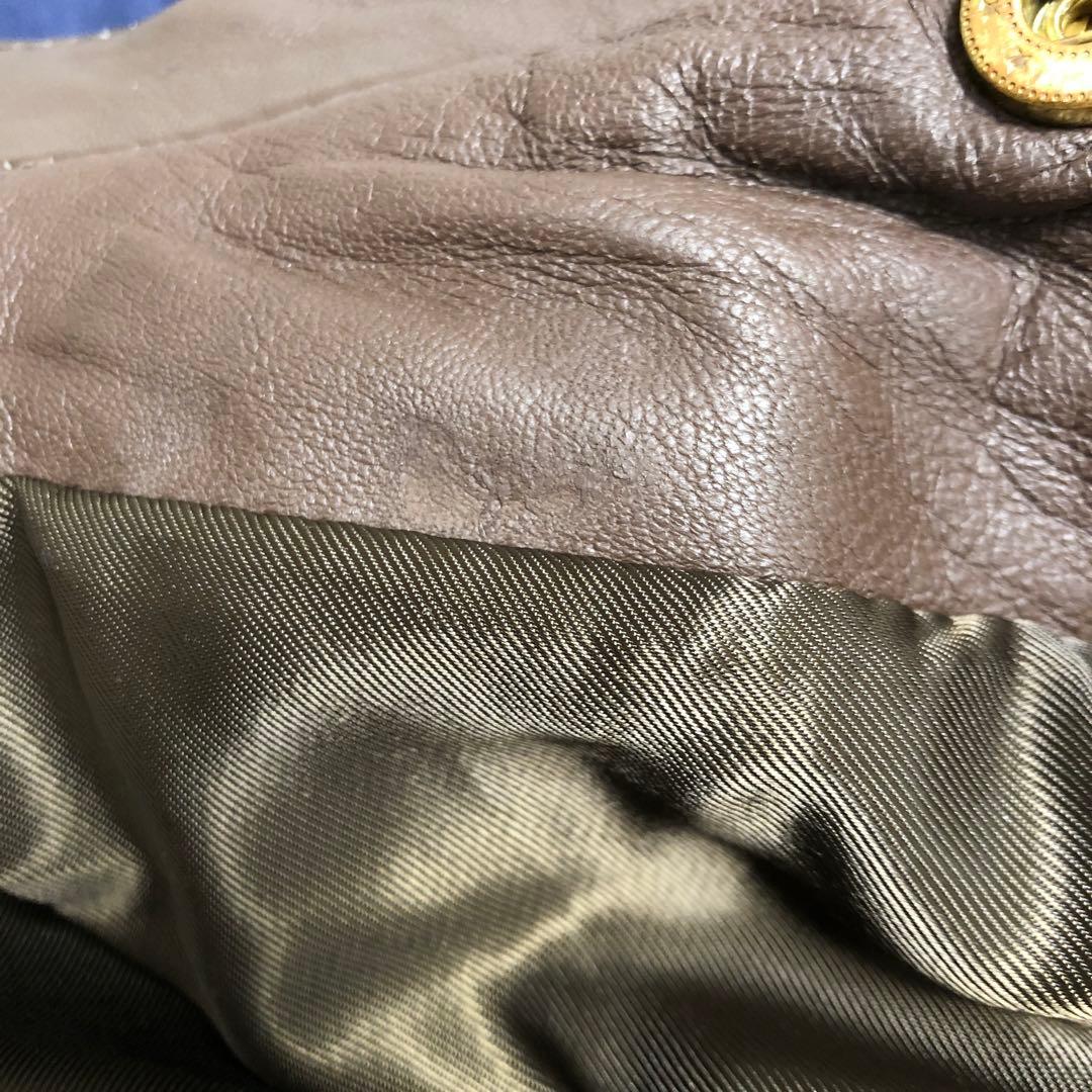 美品duffer DUFFER シングルライダース　ラムレザー　ジャケット