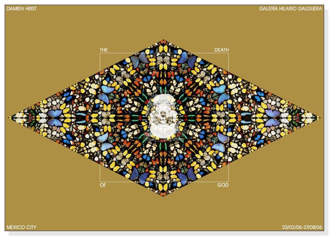 額装済/The Death of God（ダミアン ハースト）/アートポスター