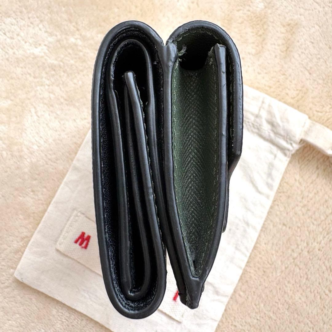 美品✨MARNIマルニ　サファイアーノ三つ折り財布 コンパクトミニ財布