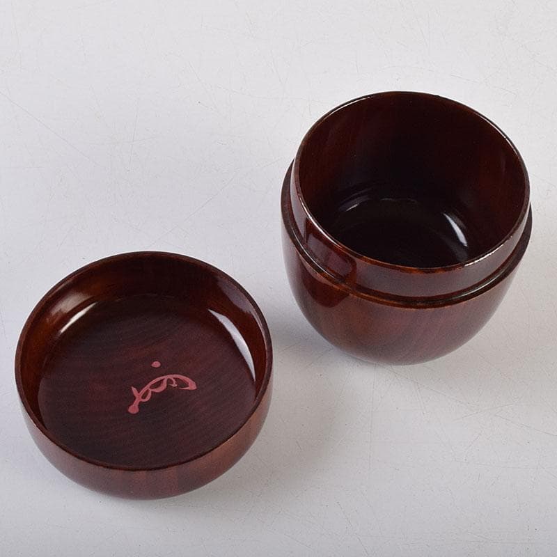 茶道具　大野昭和斎作　肥松生地漆　棗　共布　表千家　即中斎極め箱　V　8751