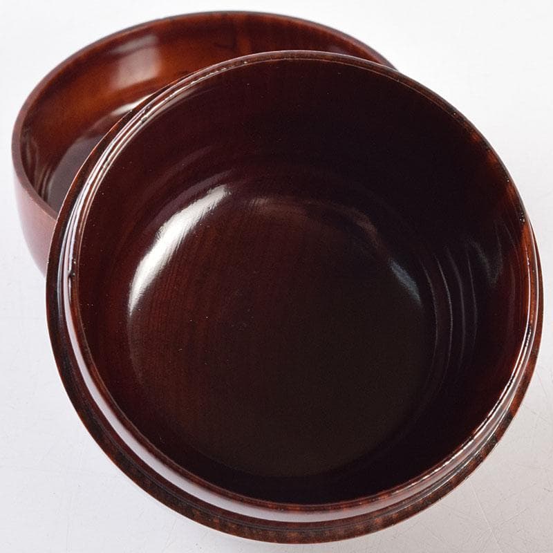 茶道具　大野昭和斎作　肥松生地漆　棗　共布　表千家　即中斎極め箱　V　8751