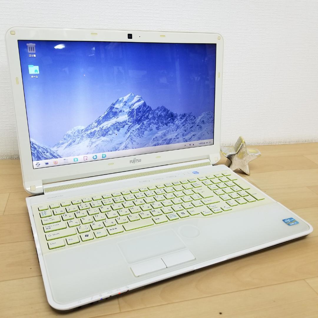 新品SSD i3搭載 DVD再生可 即使用可ノートPC 富士通 (E2237)
