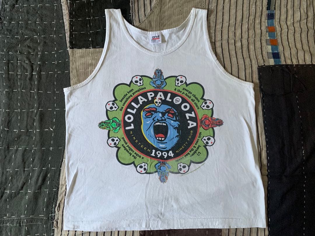 90s 1994 lollapalooza vtg タンクトップ ロラパルーザ