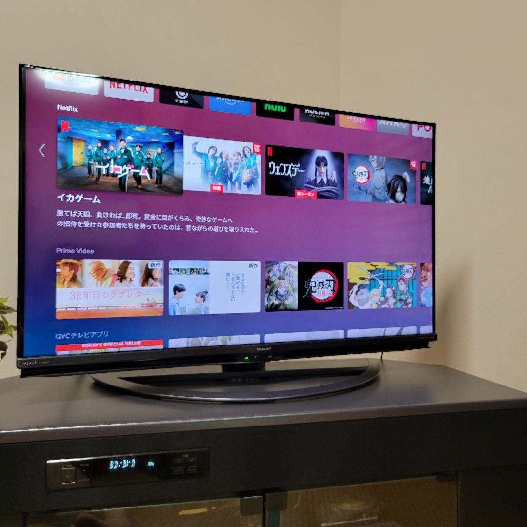 着払い限定■Android TV■シャープＡＱＵＯＳ４０型液晶テレビ