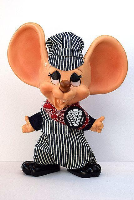 1970’s トッポジージョ ビンテージ 貯金箱 ソフビ TOY ヒッコリー